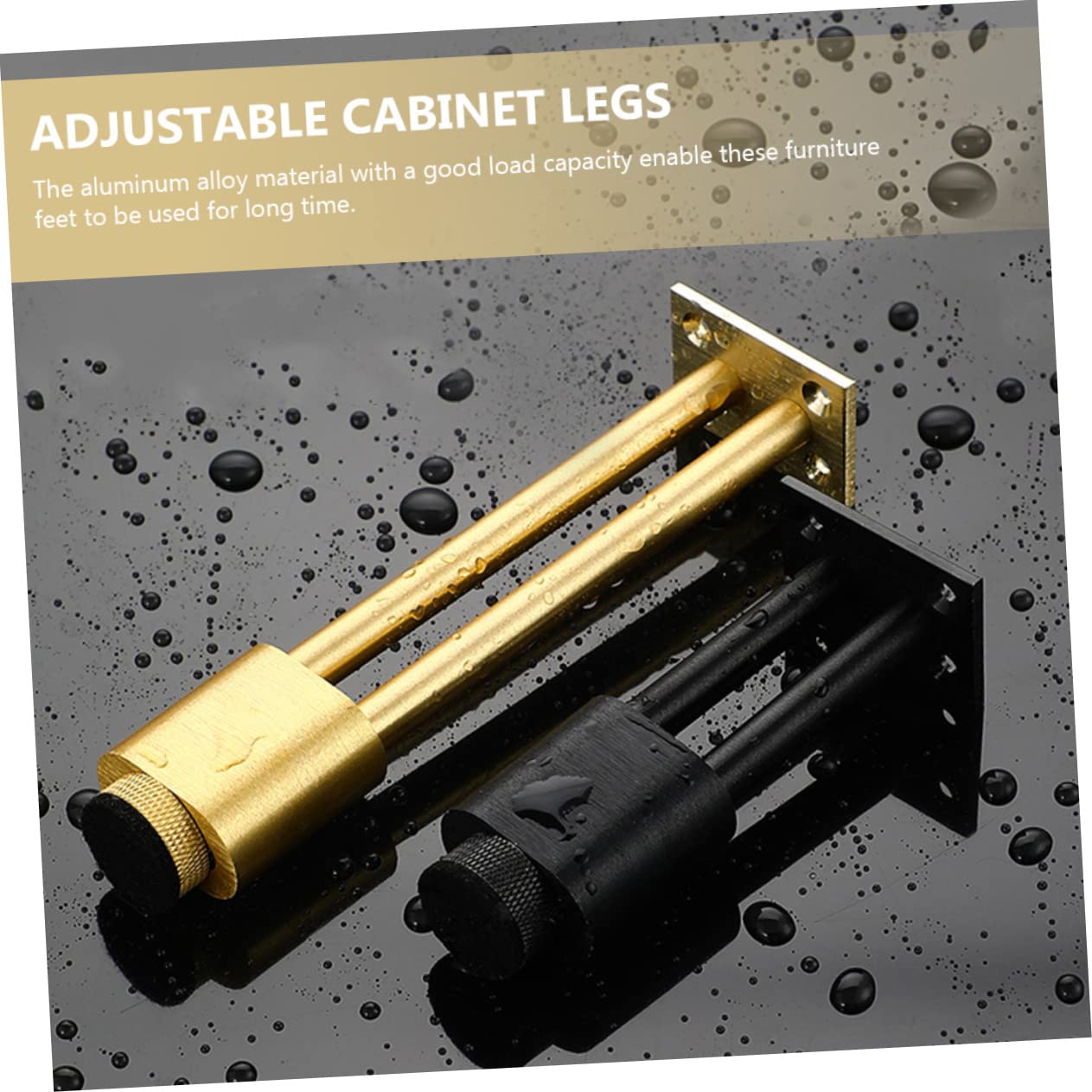 4pezzi Gambe Per Mobili Regolabili in Alluminio Piedini Supporto Per Tavoli Resistenti Gambe Livellatrici Per Mobili Accessori Per