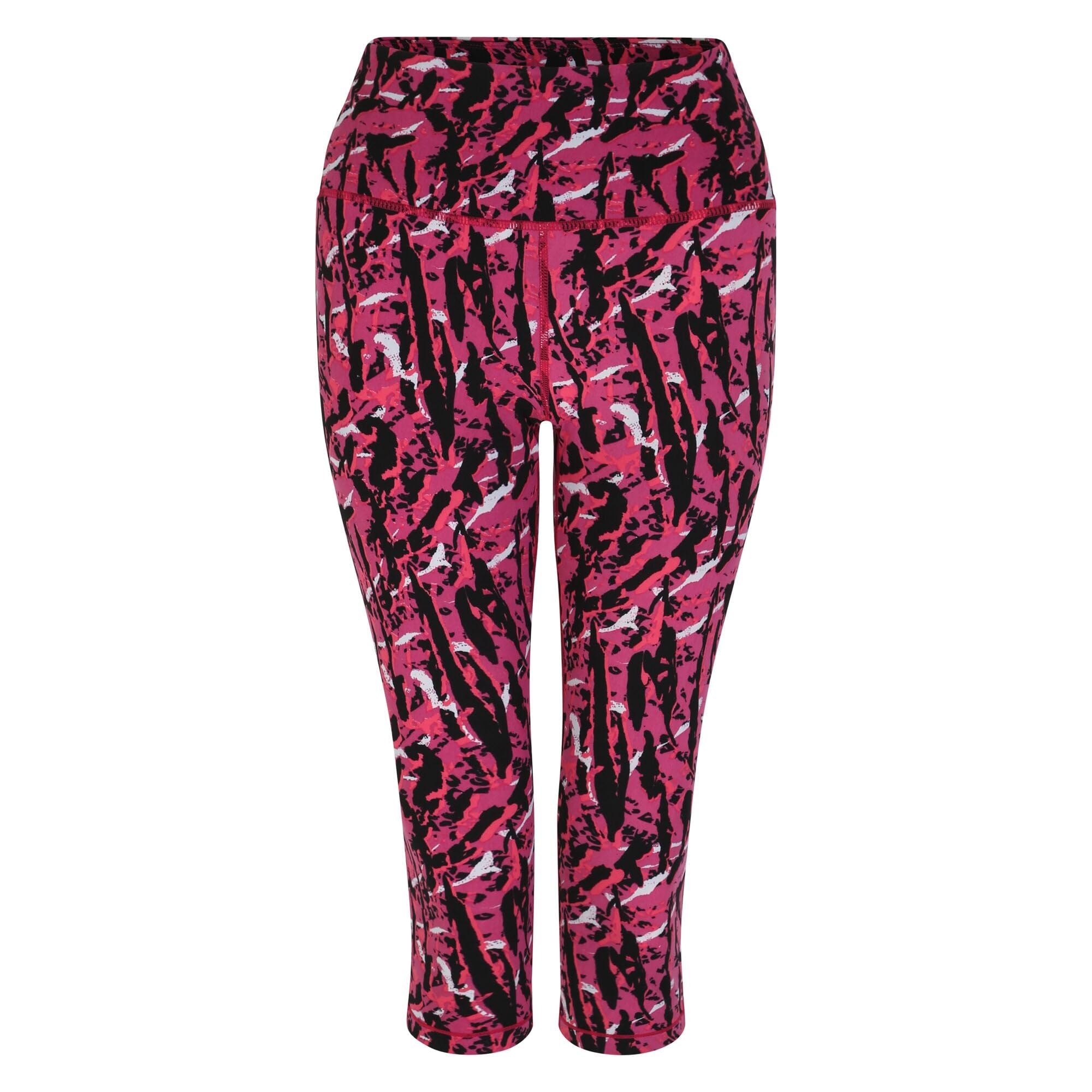 Dare 2b Women's Influential 3/4 Gym Leggings Pink