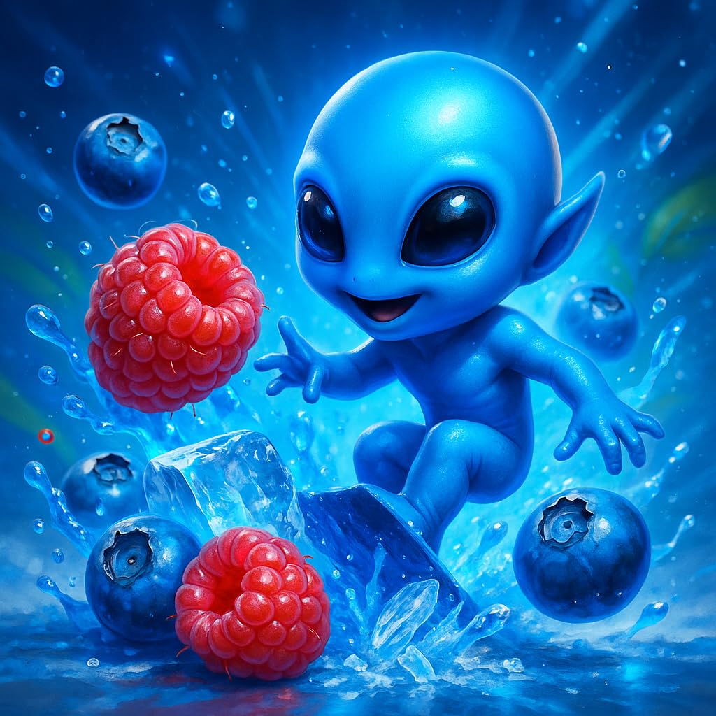 Blue Alien aroma concentrato - vegano - Sasami - 100ml