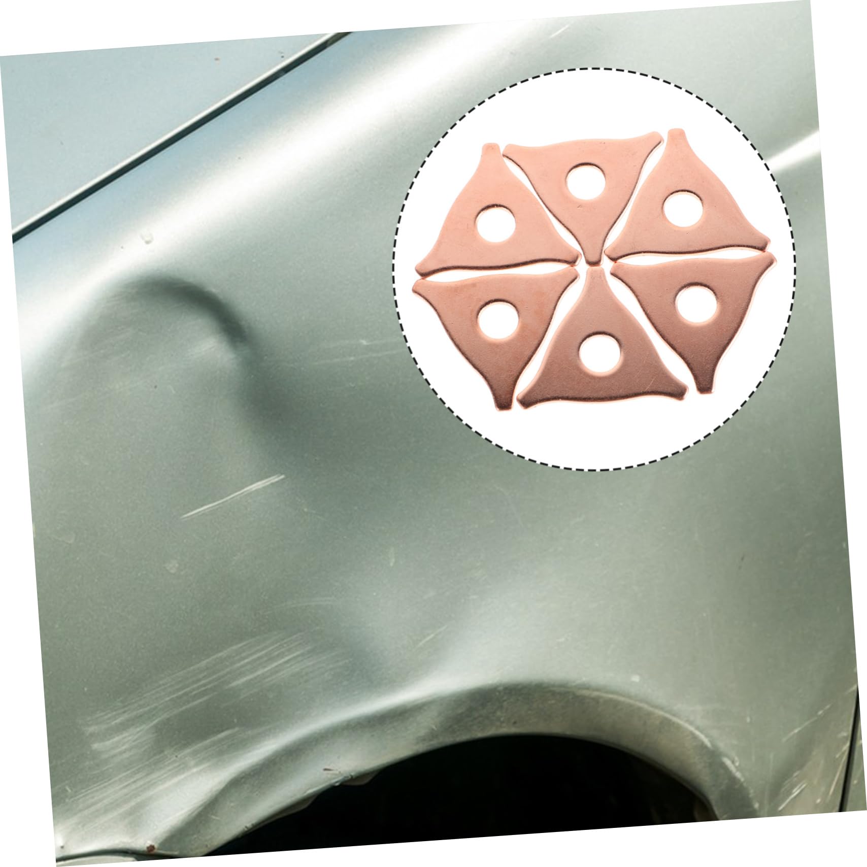 POPETPOP Kit de Réparation 100 Pièces pour Carrosserie Automobile en Métal Or Extracteur, Ensemble D'outils de Débosselage Fiable et Facile D'utilisation pour Propriétaires