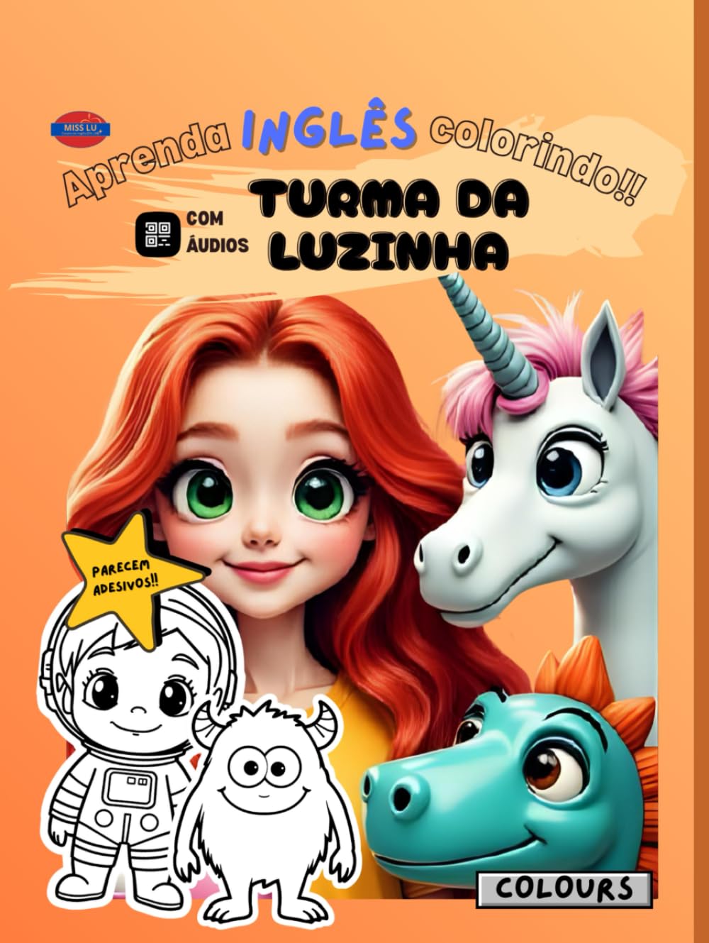 TURMA DA LUZINHA: Aprenda Inglês Colorindo: CORES