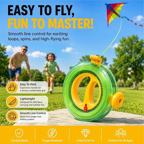 Kite Spool Flying String Fixation Spool