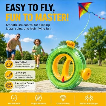 Kite Spool Flying String Fixation Spool