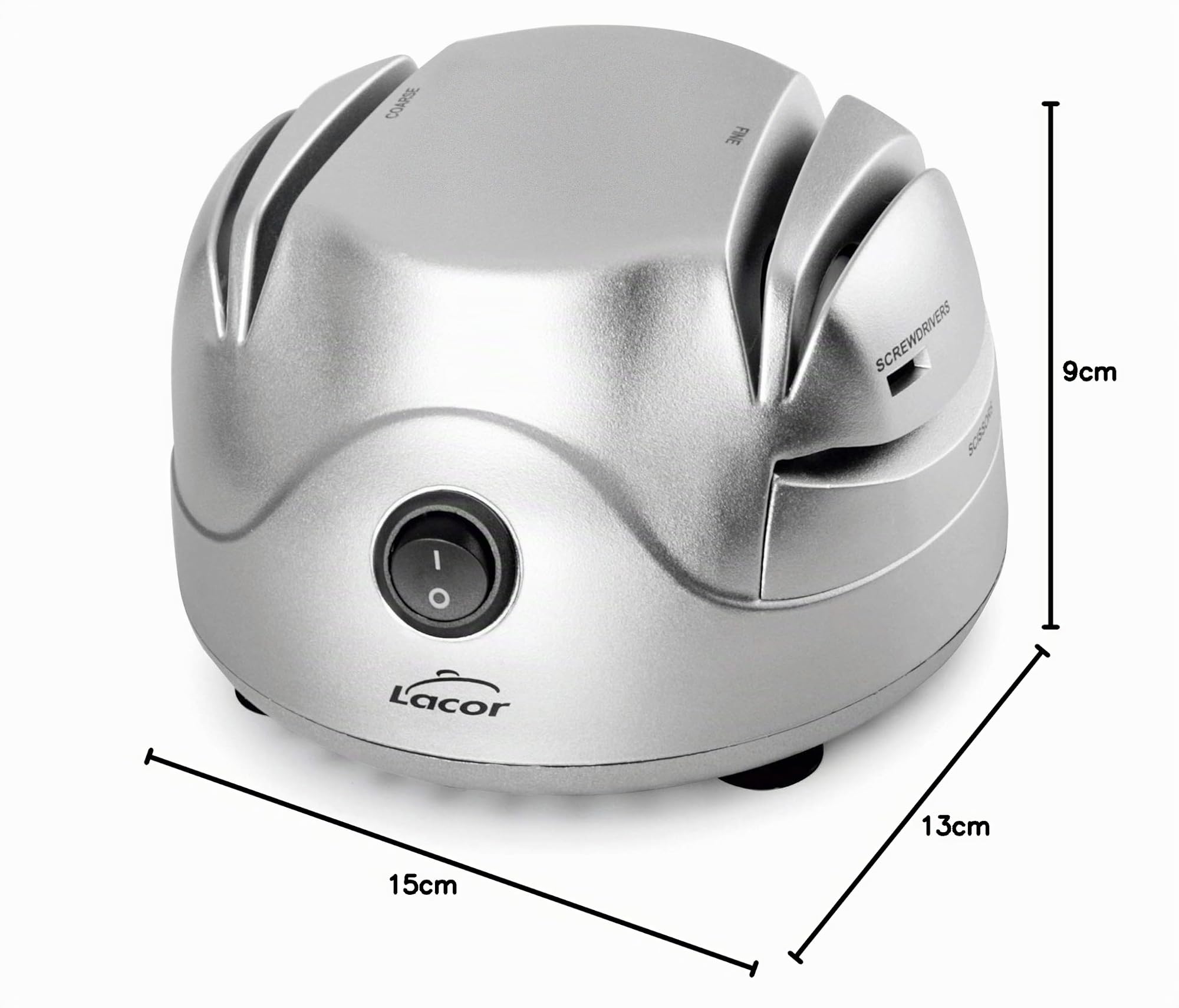 Lacor 69141 Elektrische Messerschärfer 60W 13x15x9cm Silber