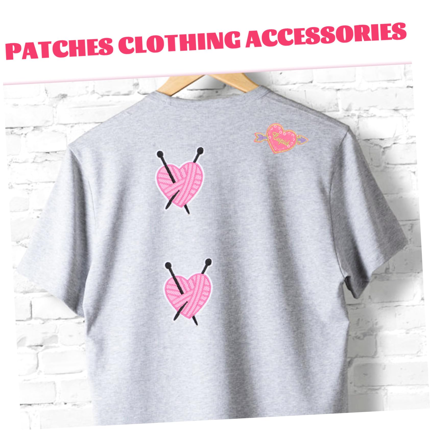 VILLCASE 80stücke Herz-patches Zum Aufbügeln Bunte Gestickte Applikationen Für Kleidung Jeans Taschen Und Accessoires Zur Reparatur Und Dekoration Von Textilien