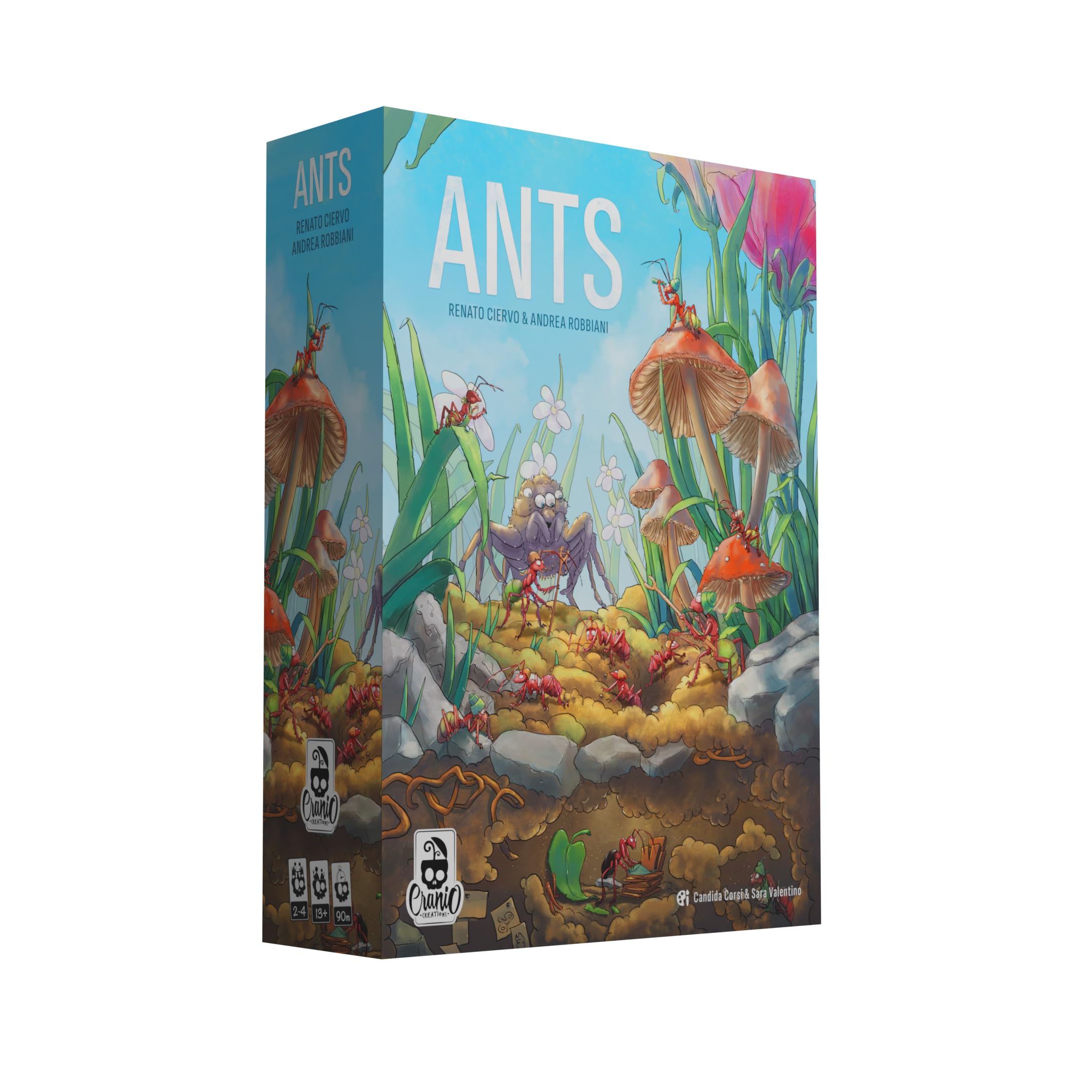 Cranio Creations - Ants - Formiche Alla Conquista Del Giardino - 2-4 Giocatori, 90 Min - Gioco Per Esperti – Età 13+ - Edizione in Lingua Italiana