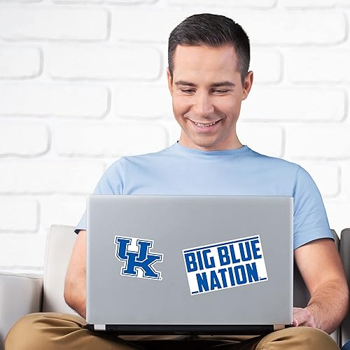 Miniatura 5 de Rico Industries NCAA - Lámina de calcomanías de 2 piezas unisex para adultos