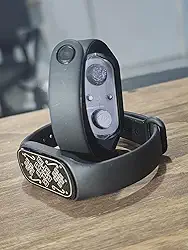 Pulseira Magnética Pulsar MagnetLife, Bracelete de Silicone Ajustável, Verde, com Ímãs de 3500 Gauss e Turmalina