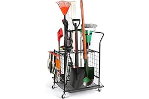 Garden Tool Storage Rack for Shed