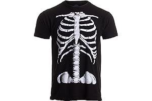 Men's Skeleton Rib Cage Novelty Halloween Costume