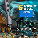 Mini Electric Screwdriver Set, 72 in 1 Precision Electric Screwdriver, Cordless Power Screwdriver Set, Rechargeable Repair Tool Kit for Electronics Glasses Laptop Phone Watch Camera