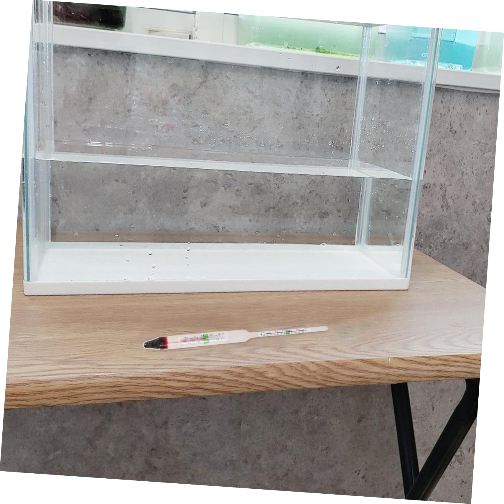 PLAFOPE 1 Set ??Water Meter Salt Tester for Swimming Pools Lab Refractometers Water Tank Aquarium Test Water Monitor Tanks Pond Water Quality Tester Transparent Glass