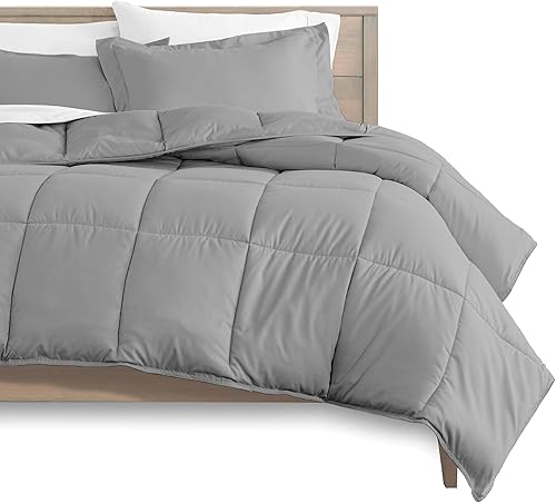 Miniatura 6 de Happiest Bedding Juego de edredón de 3 piezas de algodón egipcio ultrasuave de 500 GSM (edredón + 2 fundas de almohada), serie 1000, cálido y