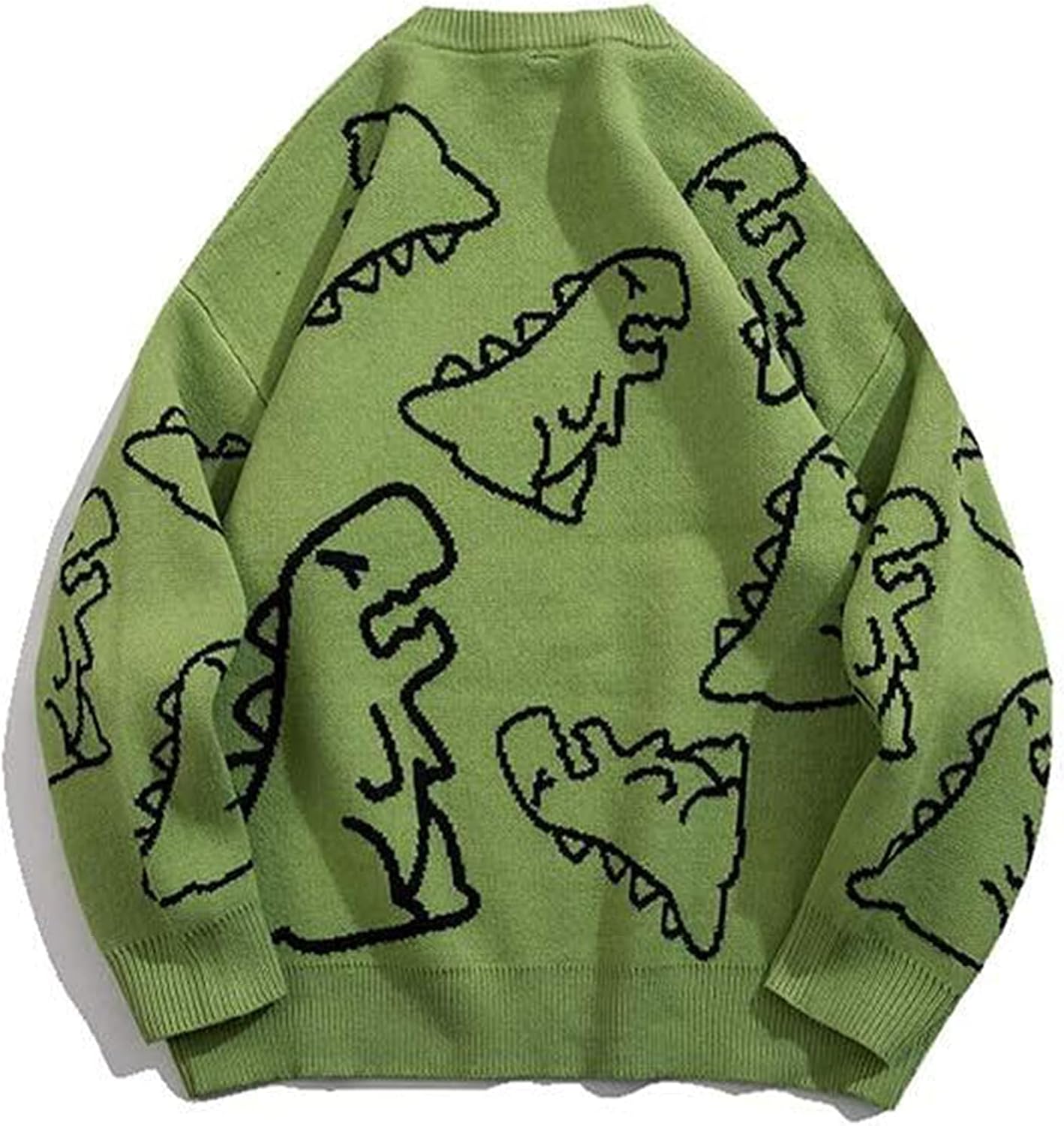 Aelfric eden mens long sleeve van gogh printed cable knit sweaters casual oversized sweater pullover Clearance