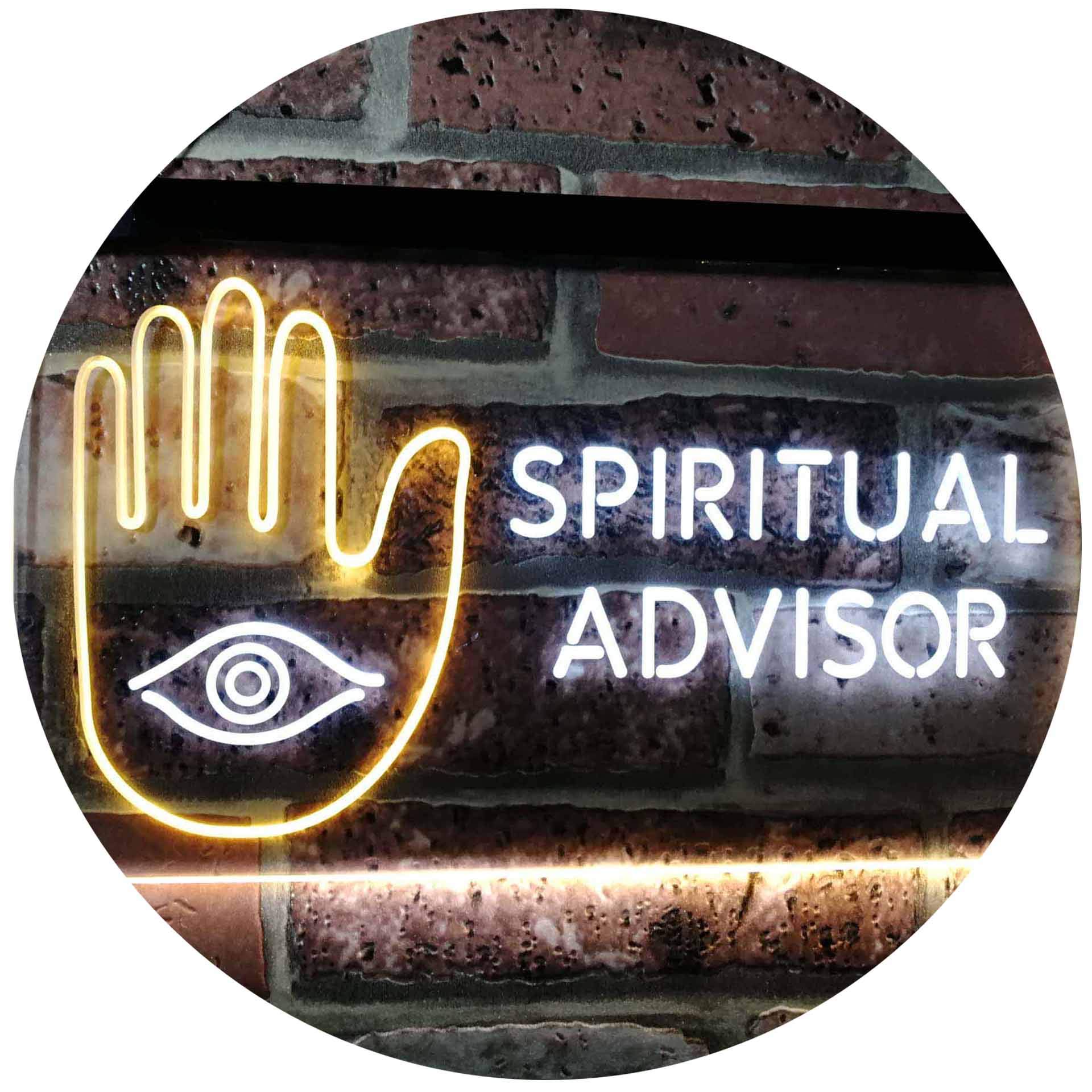 ADVPRO Spiritual Advisor Dual Color LED Enseigne Lumineuse