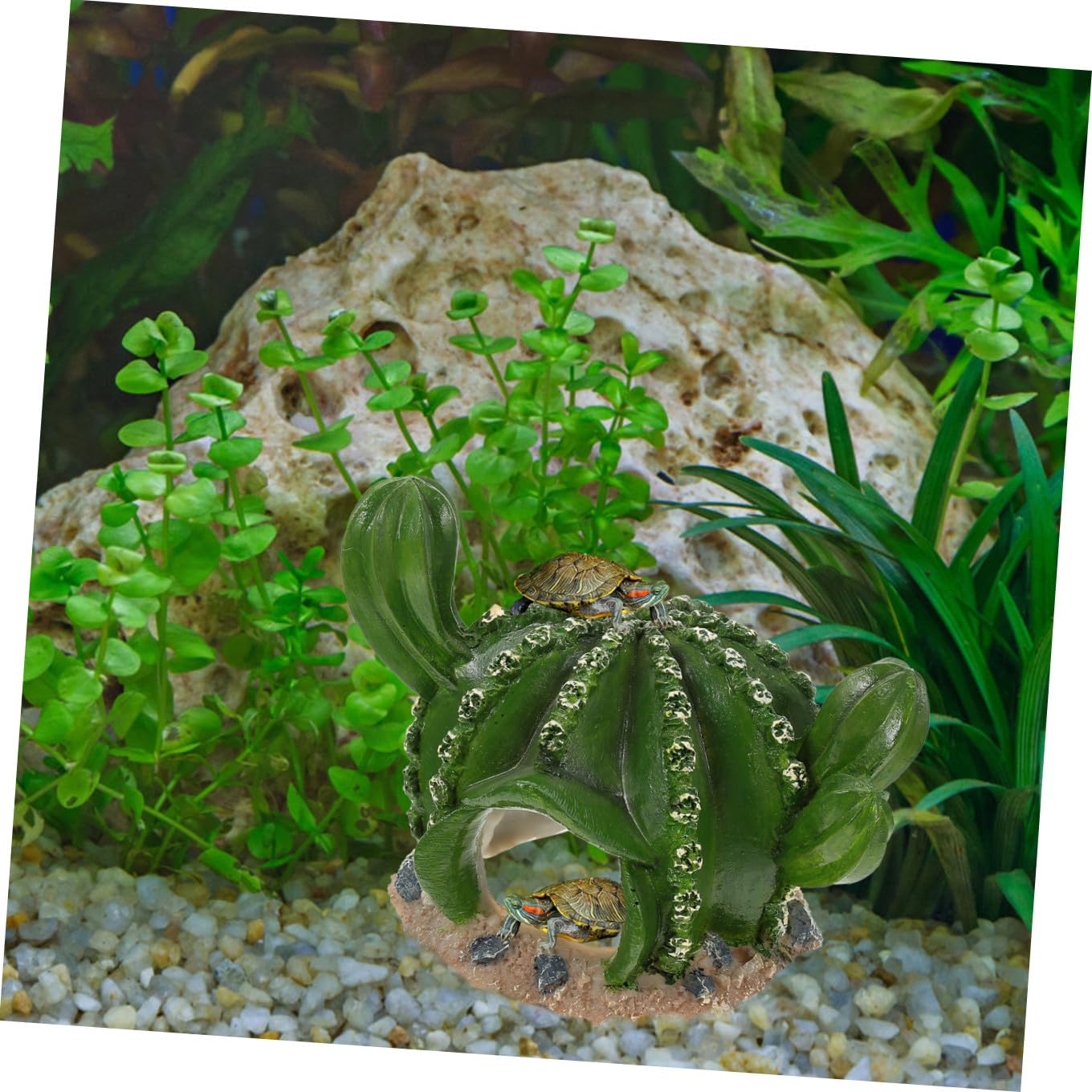 SUPVOX 4 Pièces Ornements D'Aménagement Paysager D'Aquarium Terrarium pour Reptiles Lampe Chauffante pour Reptiles Lézard Terrarium Tortue Accessoires D'Enceinte Gecko Bricolage Cachette