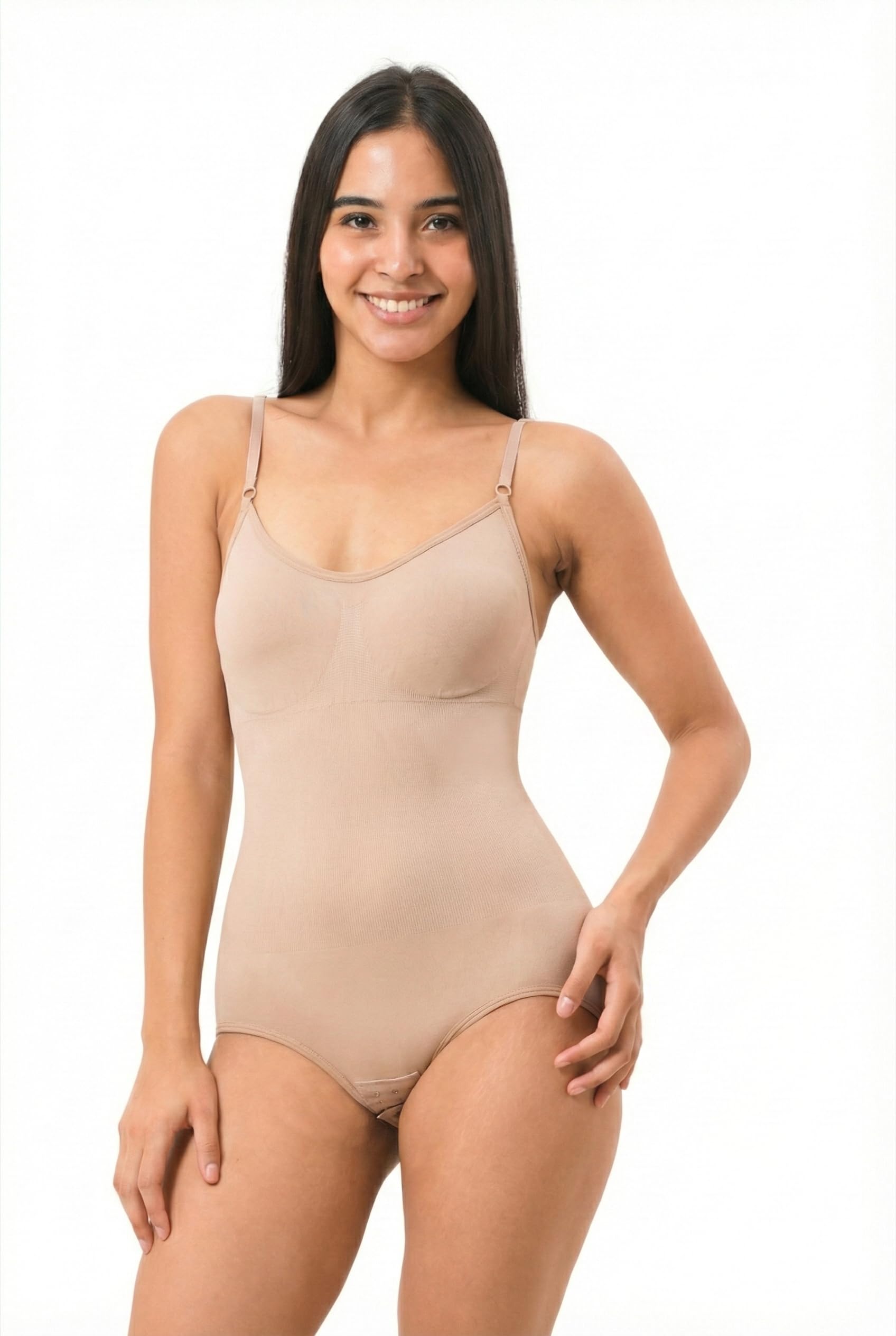 Thong Bodysuit for Women, Slimming Design Shapewear for Women, Tummy Control Body Shaper with Silicone Grip, No Steel Bones for All Day Comfort, Seamless Sculpting Bodyshaper