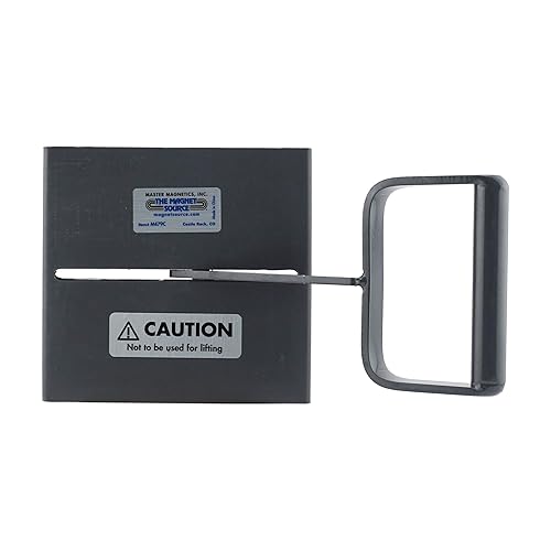 Miniatura 10 de Master Magnetics Pinza magnética para tirar y deslizar la placa de acero, 6.125 pulgadas de largo, 5.8 pulgadas de ancho, 1.25 pulgadas de altura no