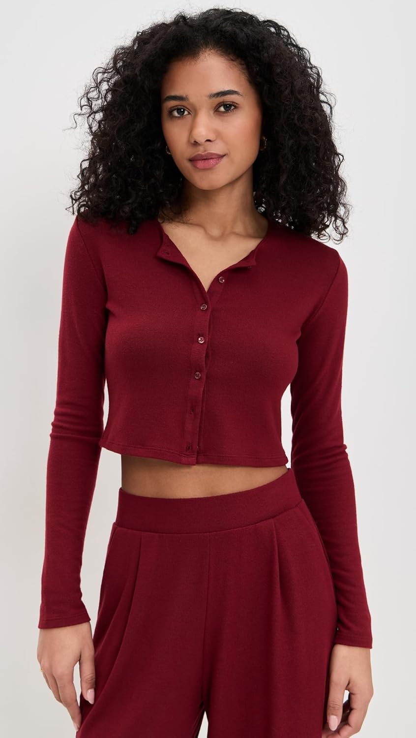 Leset Women's Lauren Crop Cardigan II - Image 2