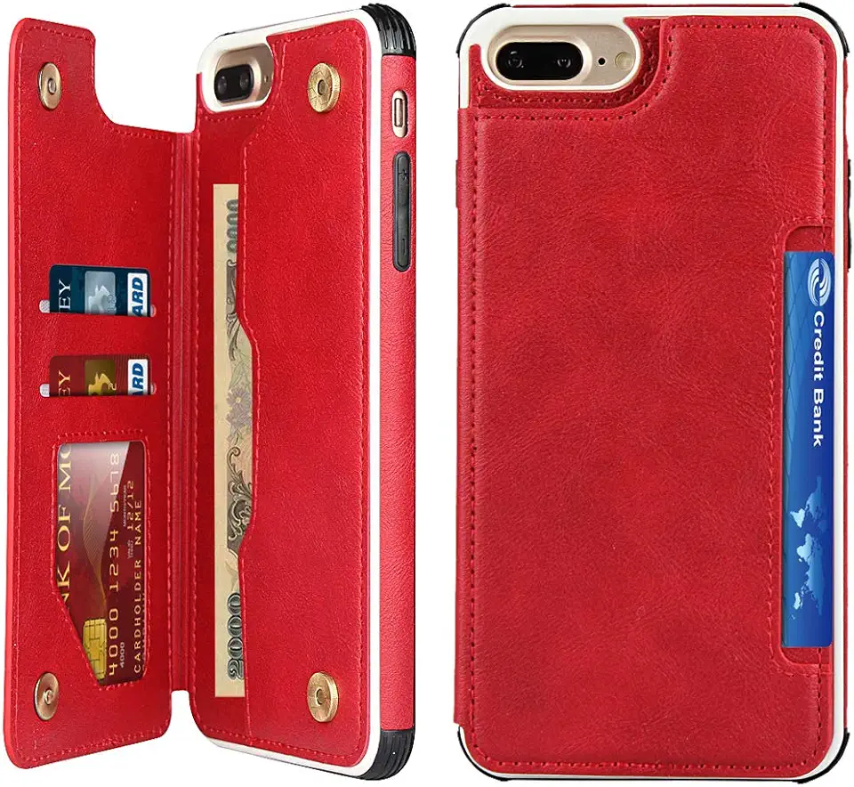 Capa Cavor para iPhone 6 6s 7 8 Plus 11 Pro XS Max XR - ▋ ◕, iPhone 6s Plus/7 Plus/8 Plus, 6s Plus/7 Plus/8 Plus -- Red