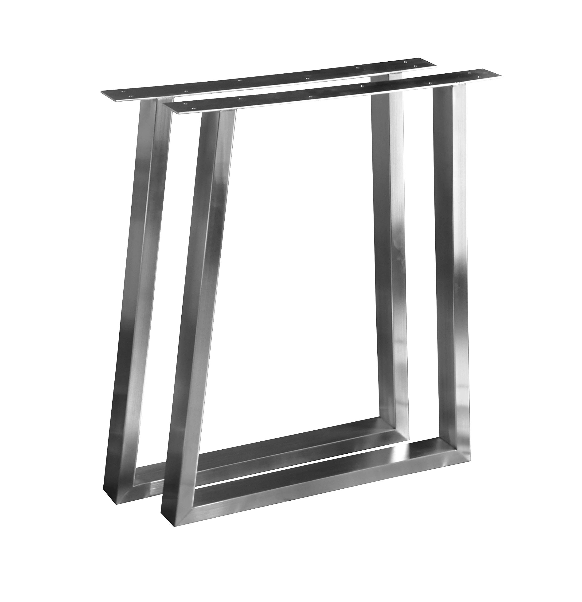 Pedestal Pie De Mesa Acero Inoxidable Pulido 67 Cm - Mar De Fondo