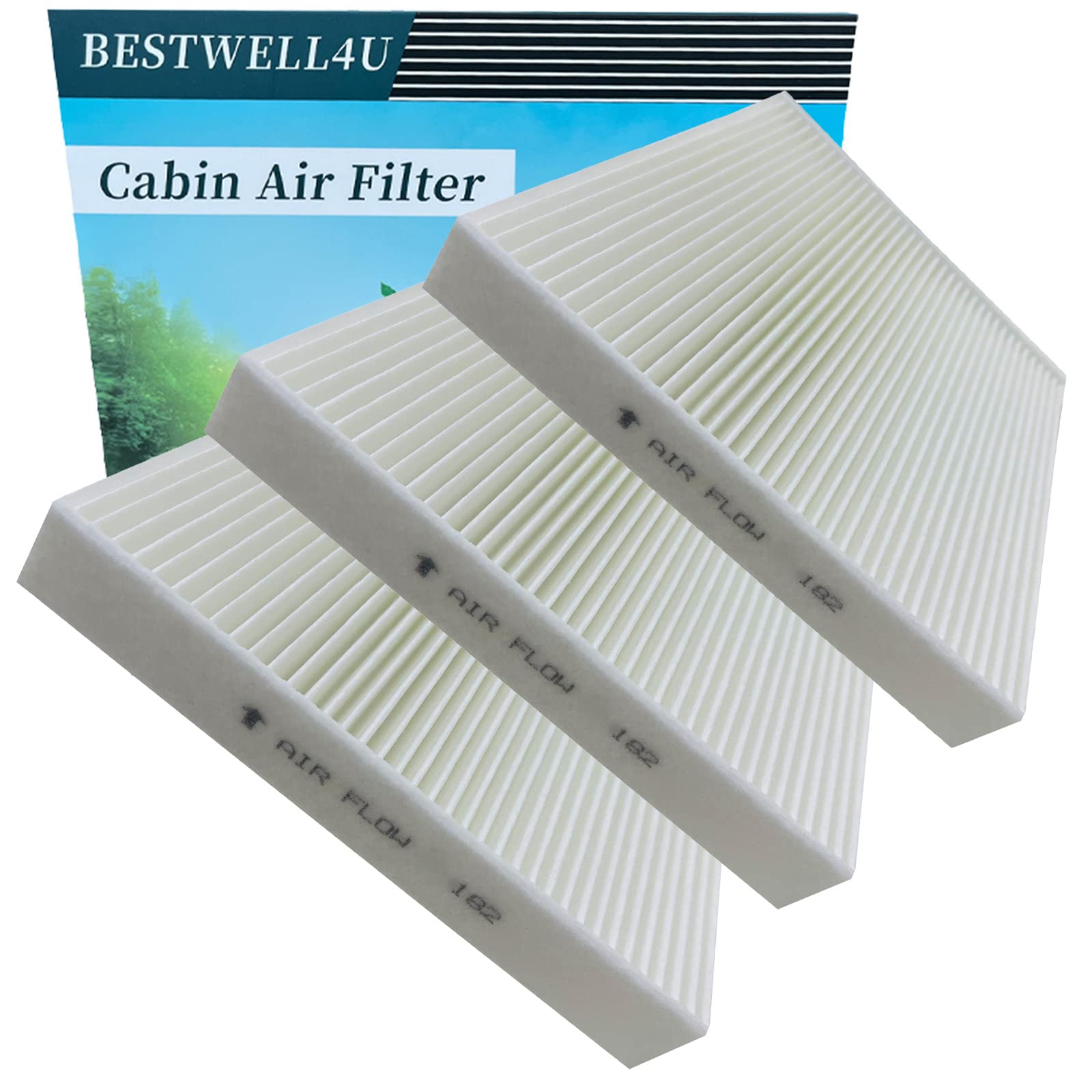 Amazon.com: 3 Pack White BW182 Cabin air filter for Civic,CR-V,CR