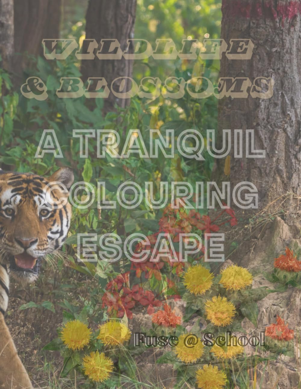 Wildlife and Blossoms A Tranquil Colouring Escape