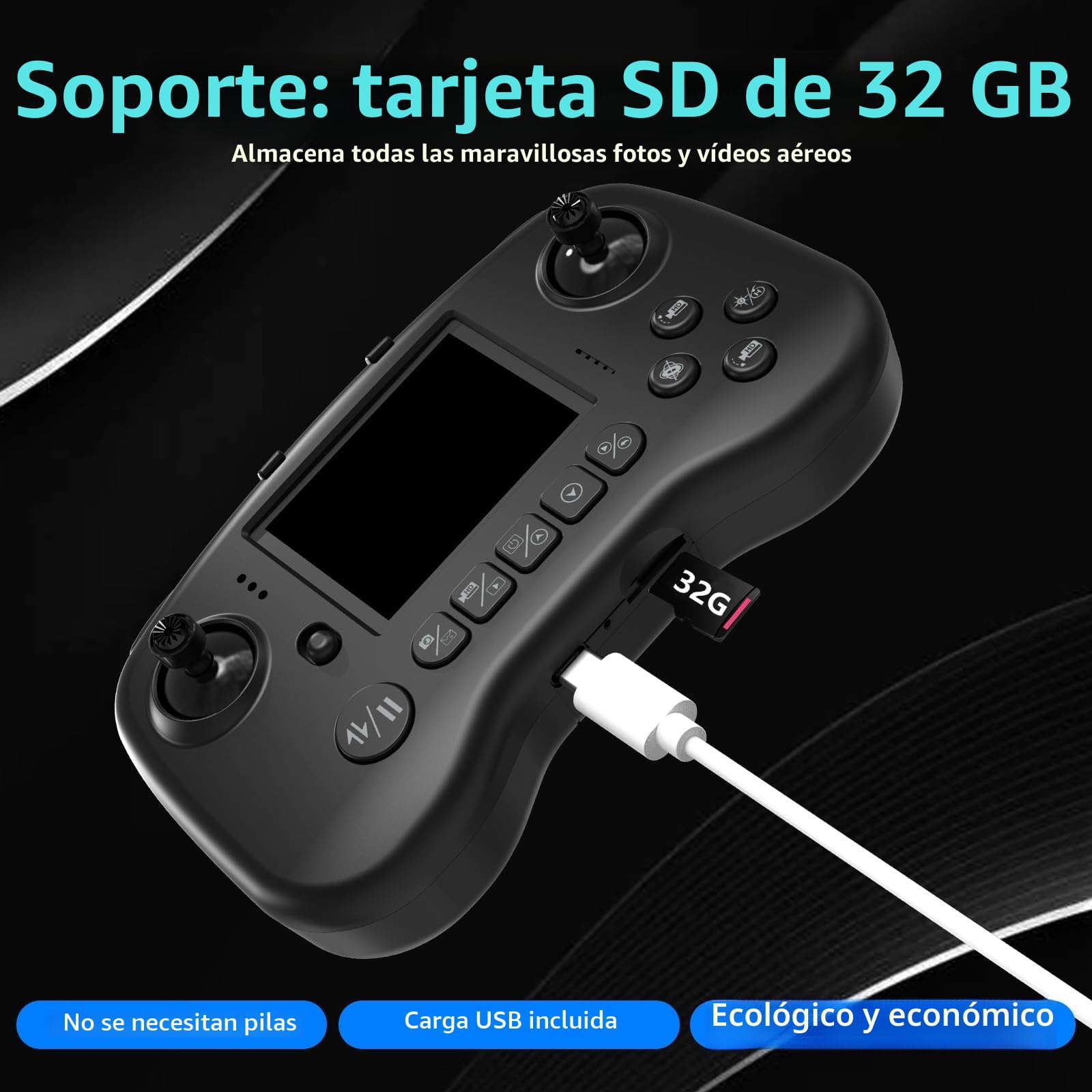 TTROARDS TT19LCD Dron con Cámara 4K, Mini Drone con 2,8 Pulgadas Pantalla LCD, Motor Sin Escobillas, Evitación Obstáculos 270°, Posicionamiento Óptico por Flujo, FPV Drone para Adultos Principiantes