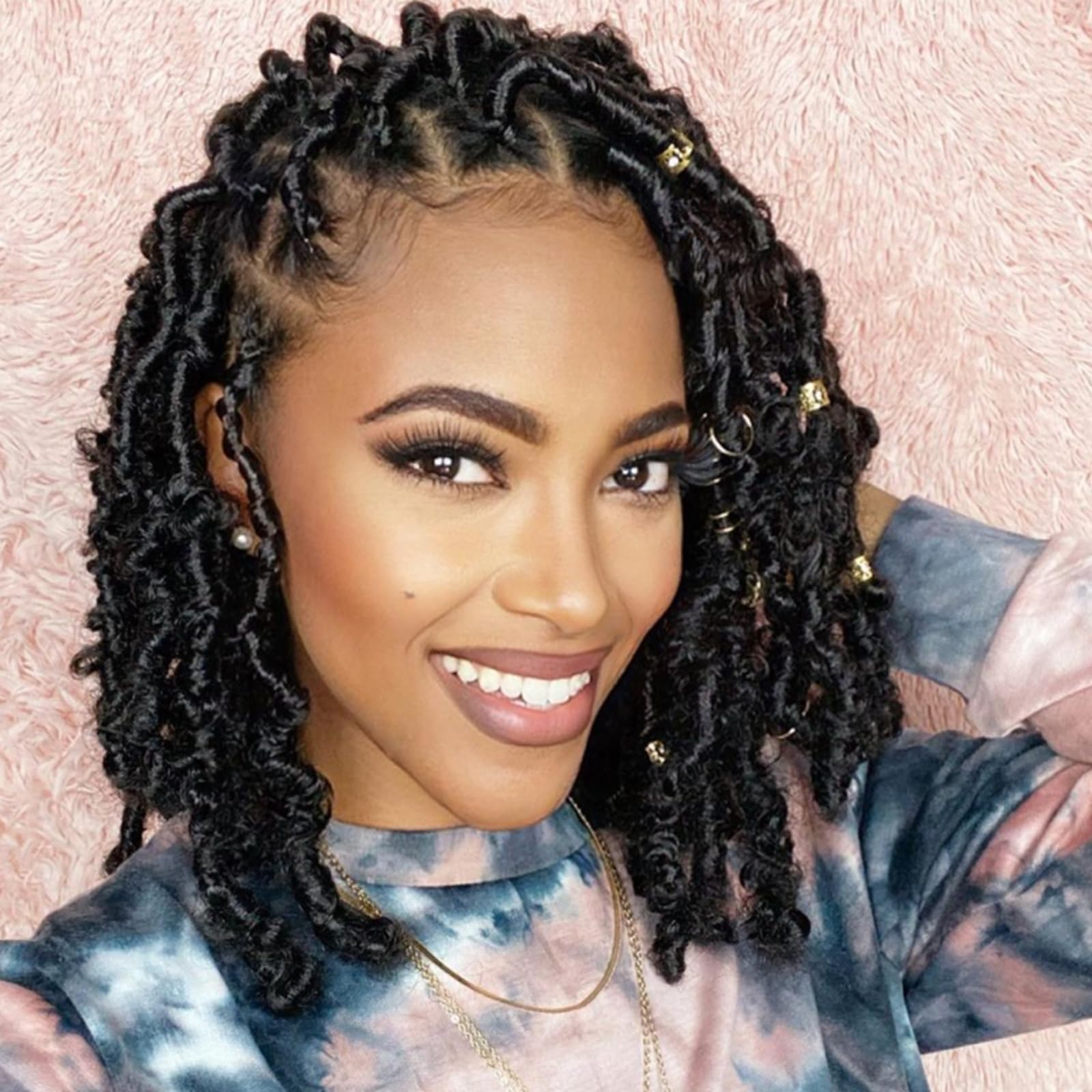 Beverlee Butterfly Locs Pre-Twisted Crochet Braids