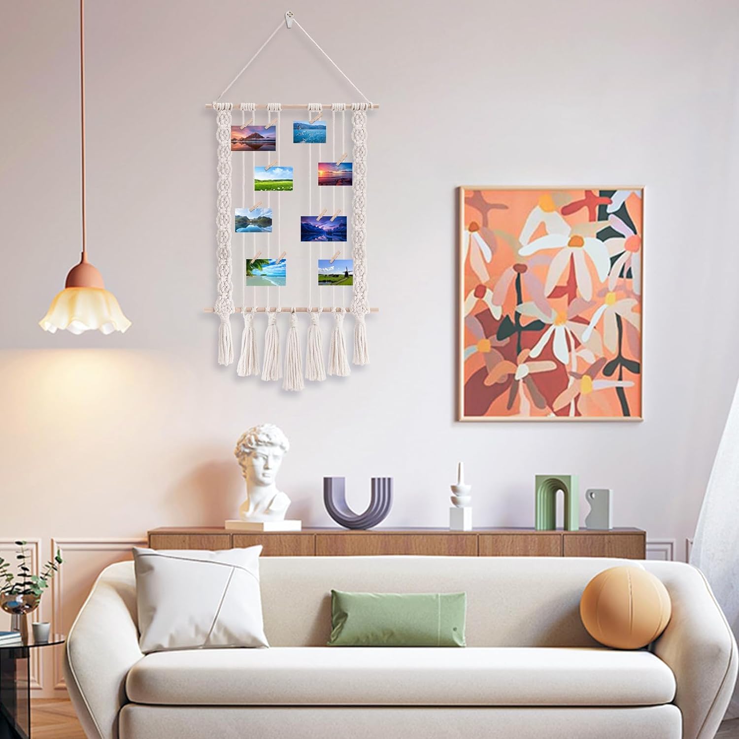 Amazon.co.jp: Lakymisy 吊り下げ 写真ガーランド 壁掛け フォト