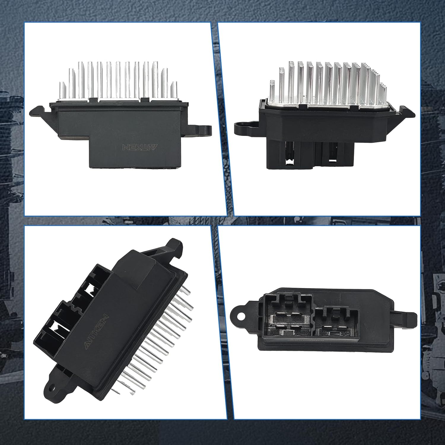 AITKEN HVAC Blower Motor Resistor Compatible with Ford Ecosport Nissan Rogue Replace# 277A14BU0A AV1119E624AA.