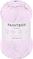 Vista 14 de Paintbox Yarns Hilo DK 100% Algodón 1.76oz (50g), 137 Yardas (125m) - Vino Tinto para Crochet, Tejer - Hilo Suave y Ligero de Doble Punto para Ropa