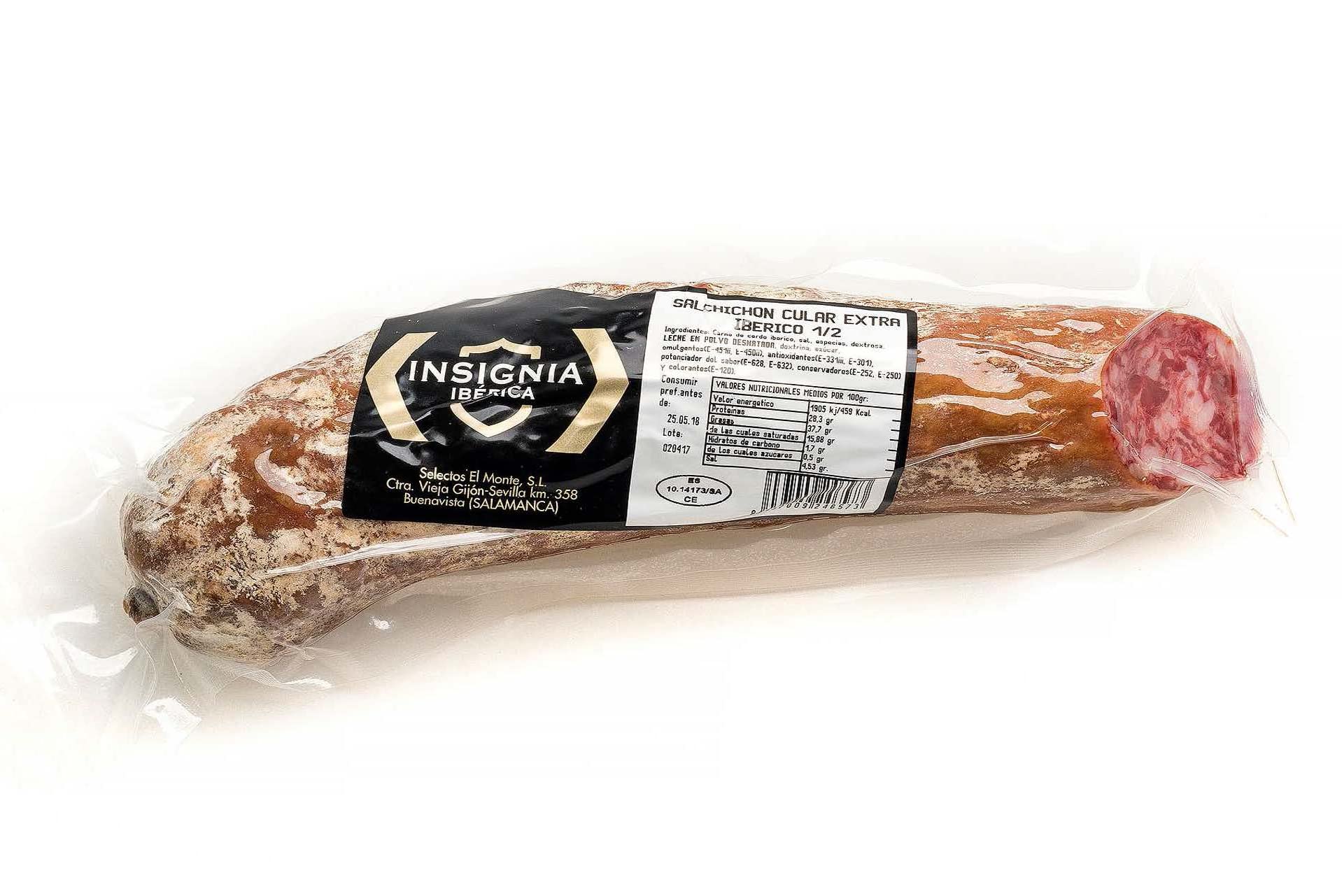 LOTE DE EMBUTIDOS IBÉRICOS/CHORIZO Y SALCHICHÓN - (+ 2 kg.aprox.). Procedentes de Guijuelo, INSIGNIA IBÉRICA