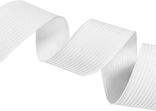 Miniatura 44 de Lydia's Deal Cordón elástico de 1/8 de pulgada (0.118 in) x 50 yardas, bandas elásticas para tejer, costura, manualidades, banda para las orejas