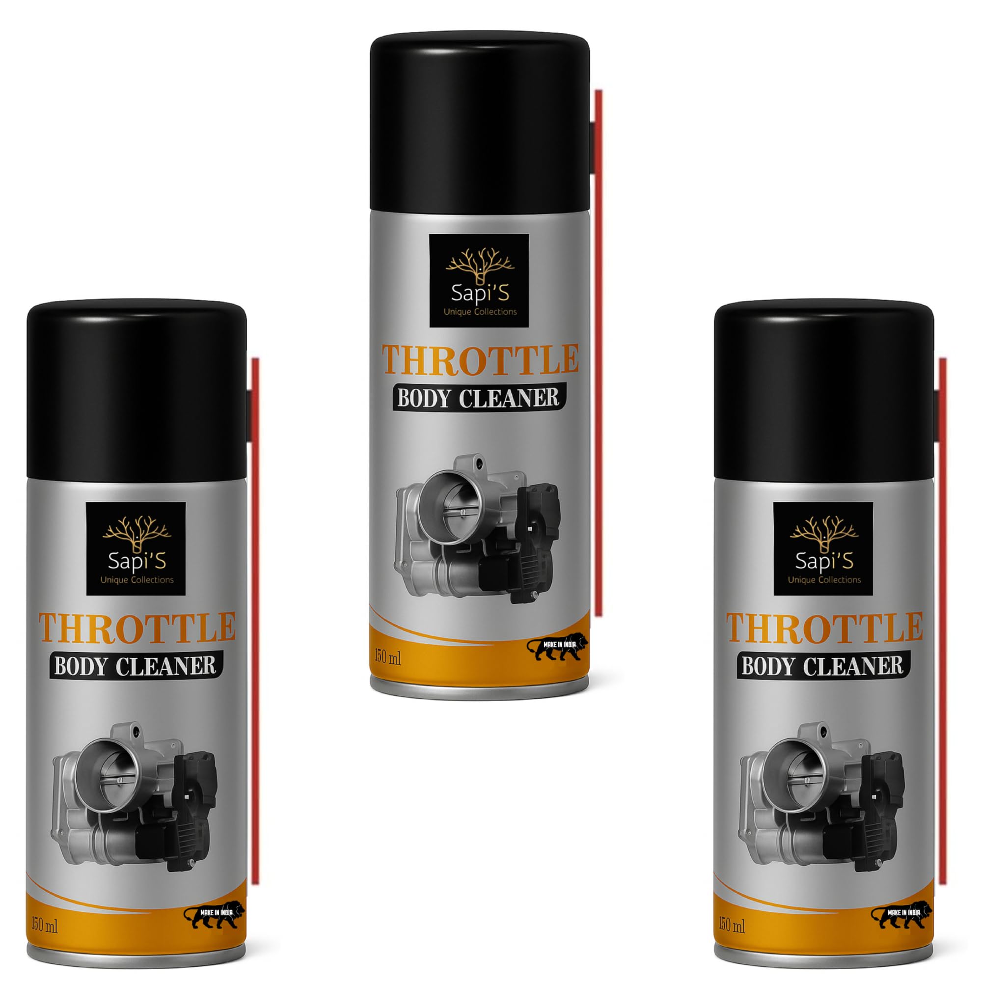 SAPI'S Engine Throttle Body Cleaner (Pack of 3, 451ml) - Powerful Engine Cleaning Solution for Cars & Bikes-picture-25