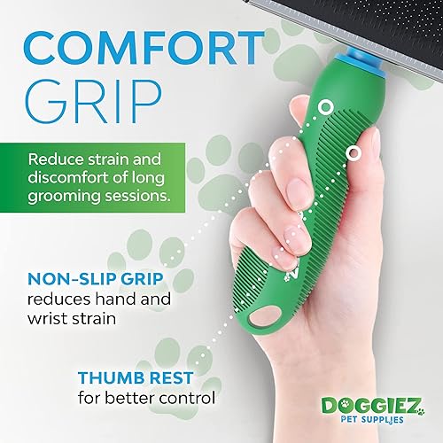 Miniatura 3 de Cepillo grande para perros y gatos - Herramienta de aseo para pelar pelo y piel - Perros y gatos de pelo largo y corto - Herramienta de eliminación