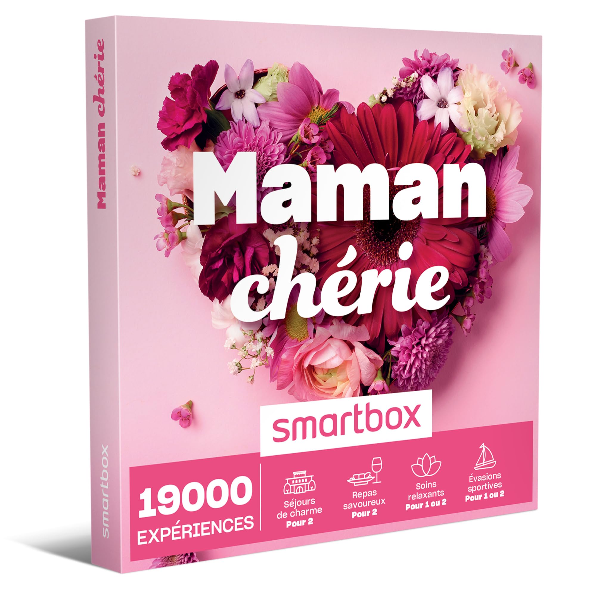 Smartbox - Coffret cadeau Je t'aime maman - Idée cadeau fête des mères - Un séjour ou une activité pour 1 à 4 personnes