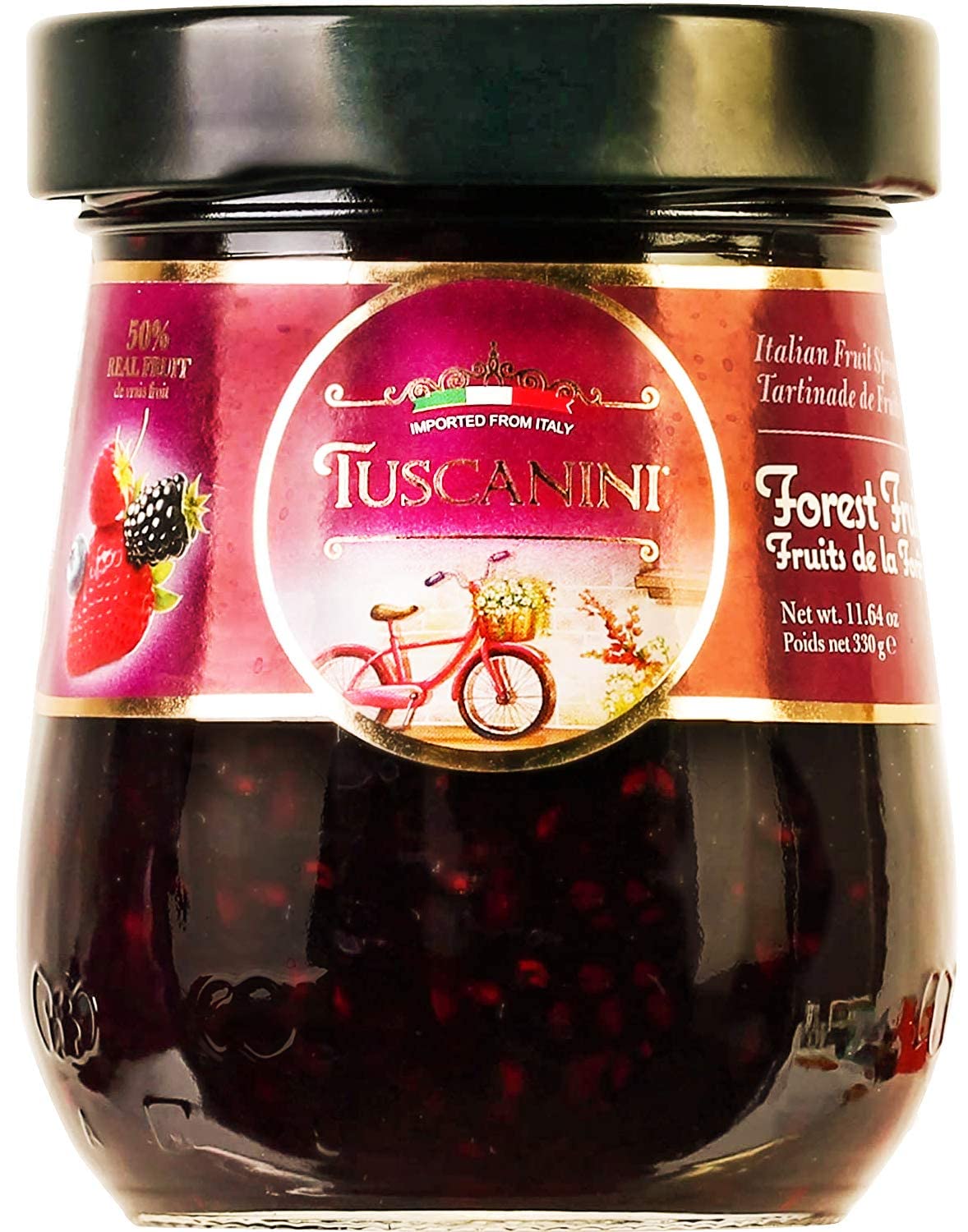 Tuscanini Italian Lemon Ginger Preserves, 11.64 oz Jar | 35% Real Fruit | Premium Spreadable Fruit Jam |No High Fructose Corn Syrup | No Preservatives | Non GMO |Gluten Free | Certified Kosher