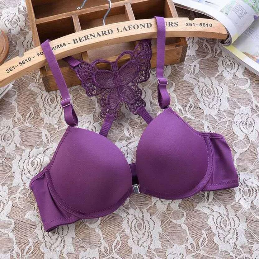 Image of Swenson Breathable Heart Printed Wired Heavily Padded Bra Panty Bridal Lingerie Set for Women with Adjustable and Stretchable Straps
