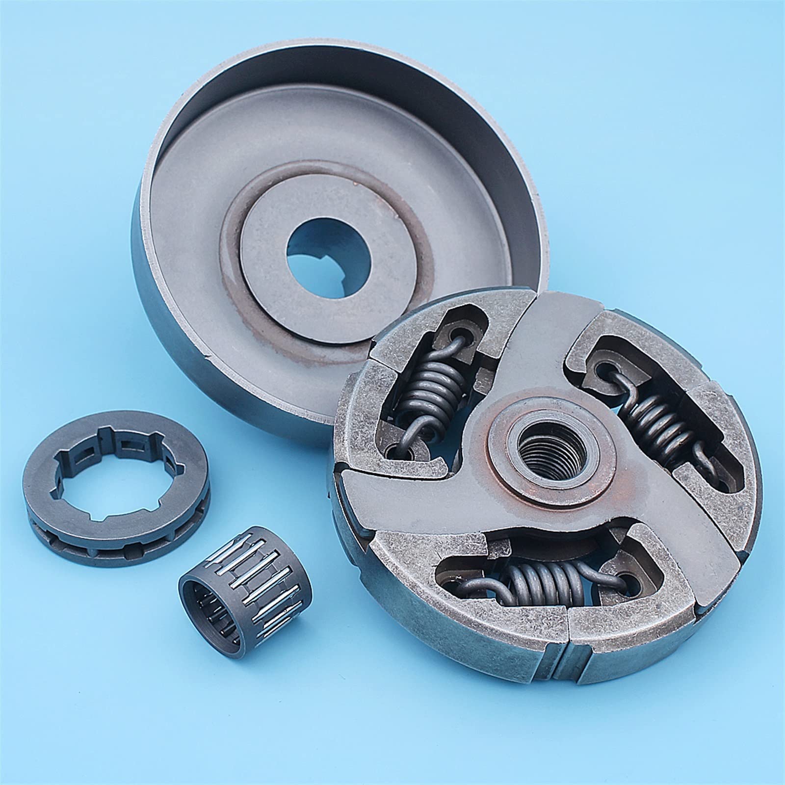 Kit de cojinete de tambor de embrague de piñón de llanta 3/8 apto for Husqvarna 394 395 394XP 395XP 185 285 repuestos de motosierra