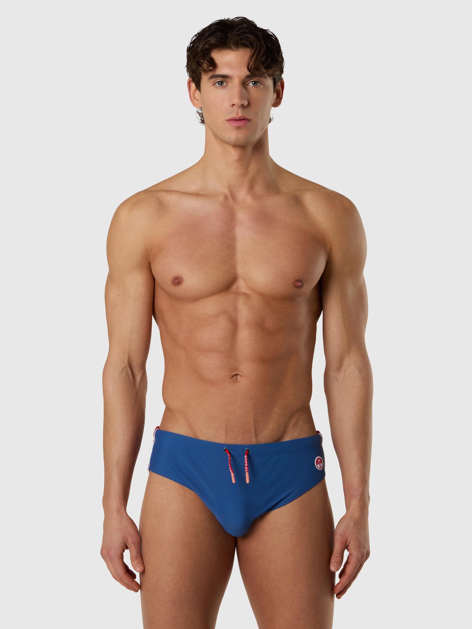 NORTH SAILS Slip Mare Uomo in Nylon Riciclato Stretch a Righe