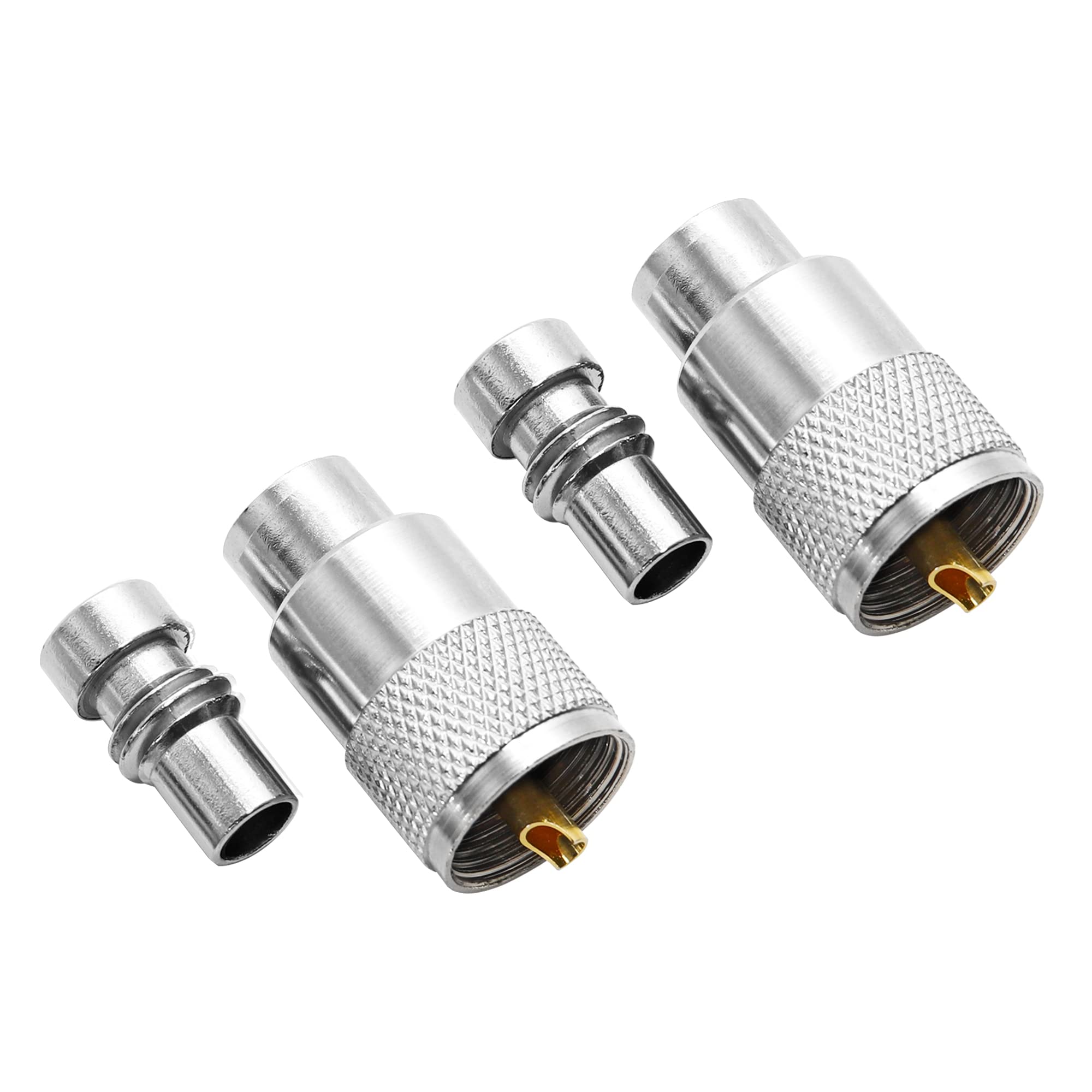 Amazon.com: Anina PL259 Coaxial Connectors UHF Male Solder