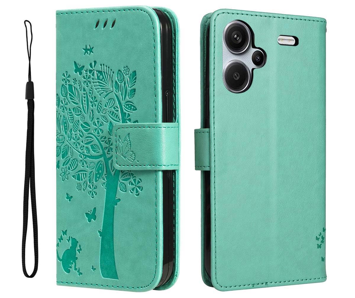 GOKEN Cover per Xiaomi 13 Lite (Mi 13 Lite), Custodia Flip PU Pelle TPU