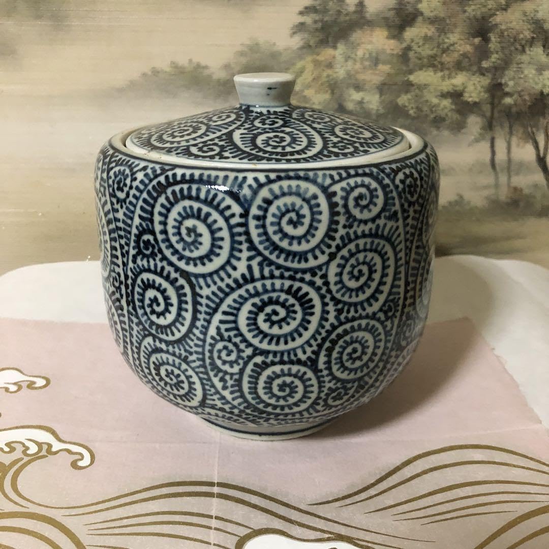 マサ　伊万里　蛸唐草　水指 Amazon.co.jp: 茶道具 古伊万里 総蛸唐草水指 合わせ箱 : おもちゃ