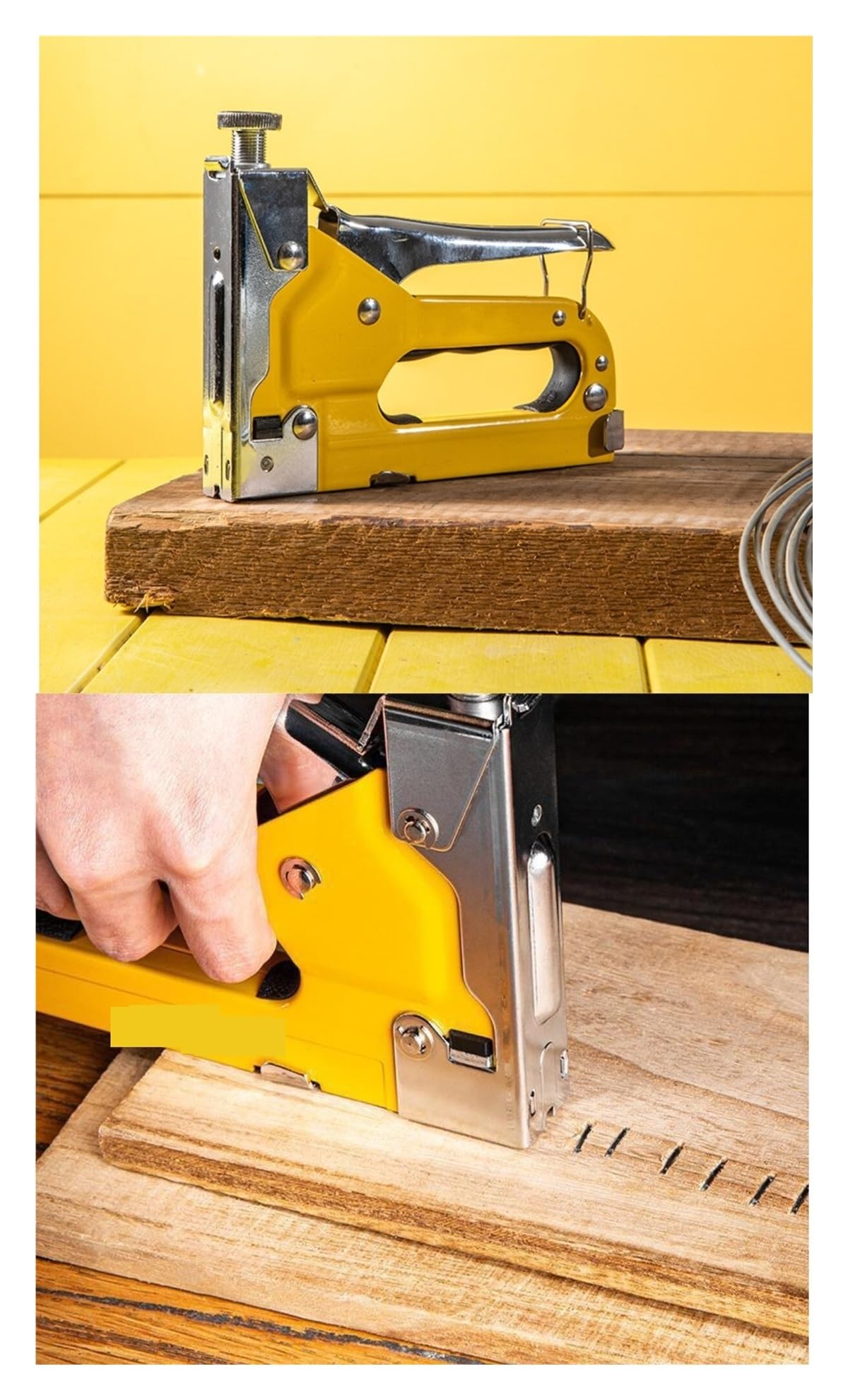 Pistola sparachiodi for uso leggero 3 in 1 Pistola for graffette for graffette manuale Brad Chiodatrice Cucitrice for tappezzeria for decorazione e carpenteria