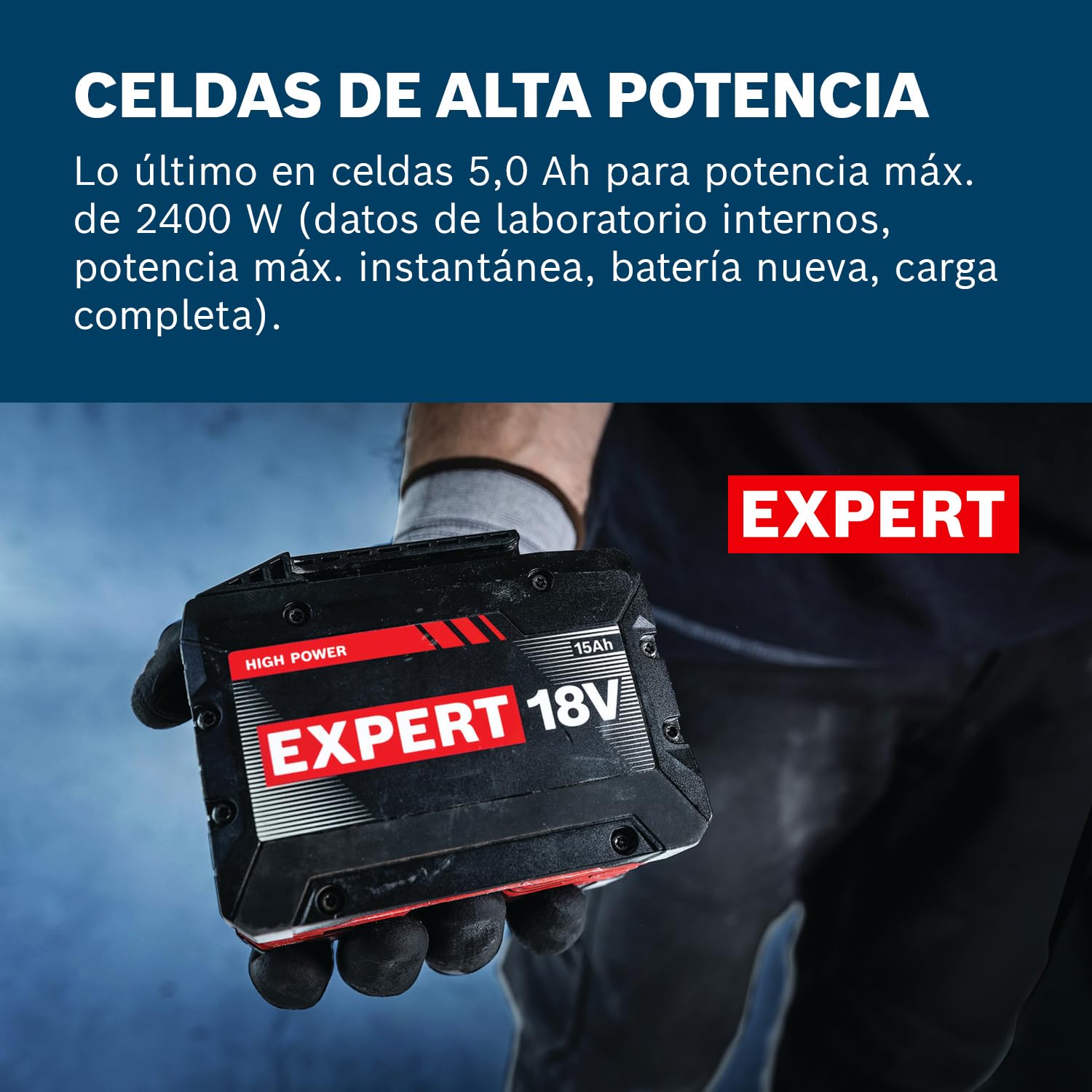 Bosch Expert EXBA18V-150 - Batería de Alta Potencia (18 V)