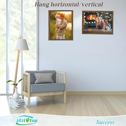 Vista 137 de Marco gris rústico de 18 x 24 pulgadas, marco para póster de 18 x 24 pulgadas, color gris envejecido, grande, retro, natural, 24 x 18 pulgadas