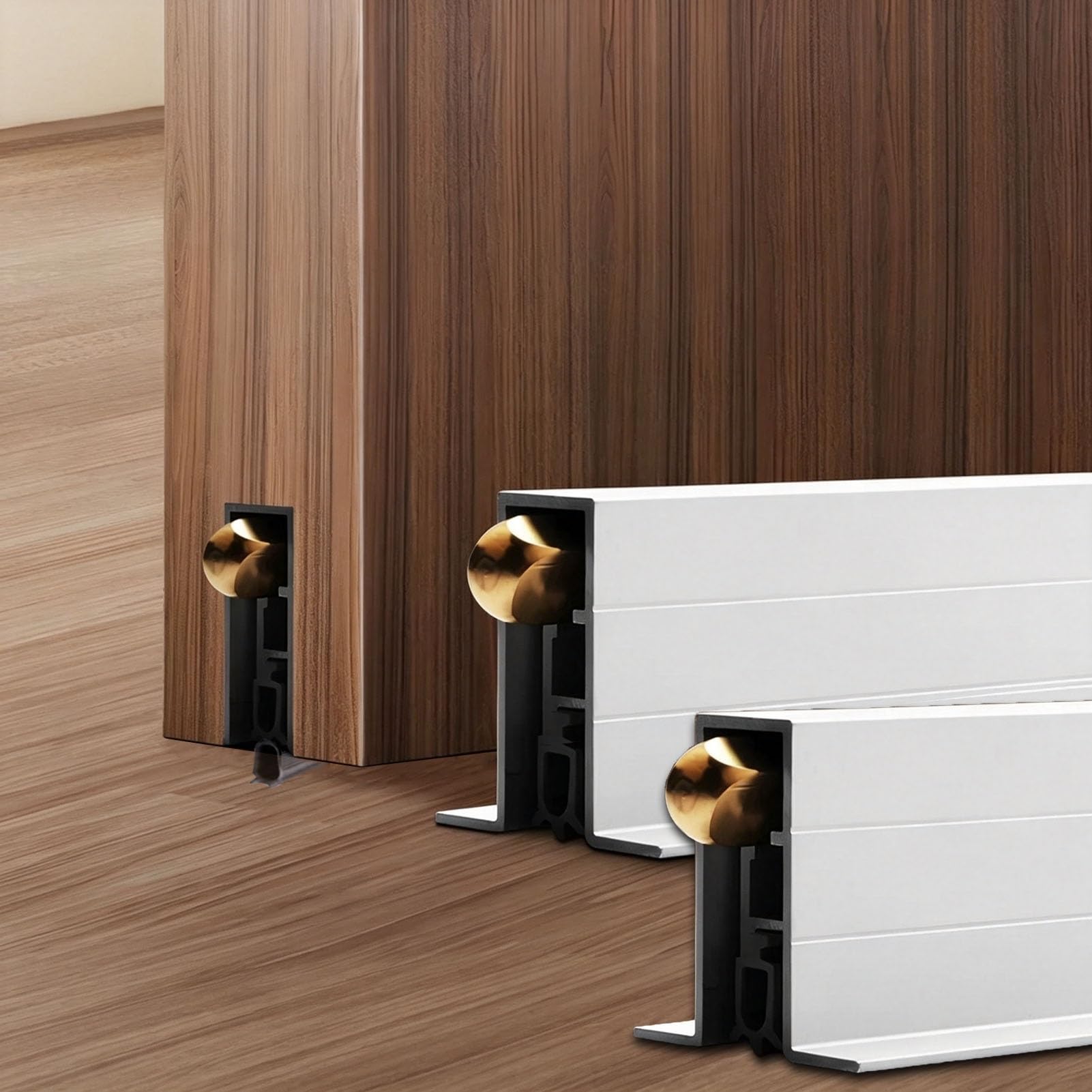 Burlete Automatico Puertas Burlete Inferior para Puerta Automática Abatible Paquete de 2