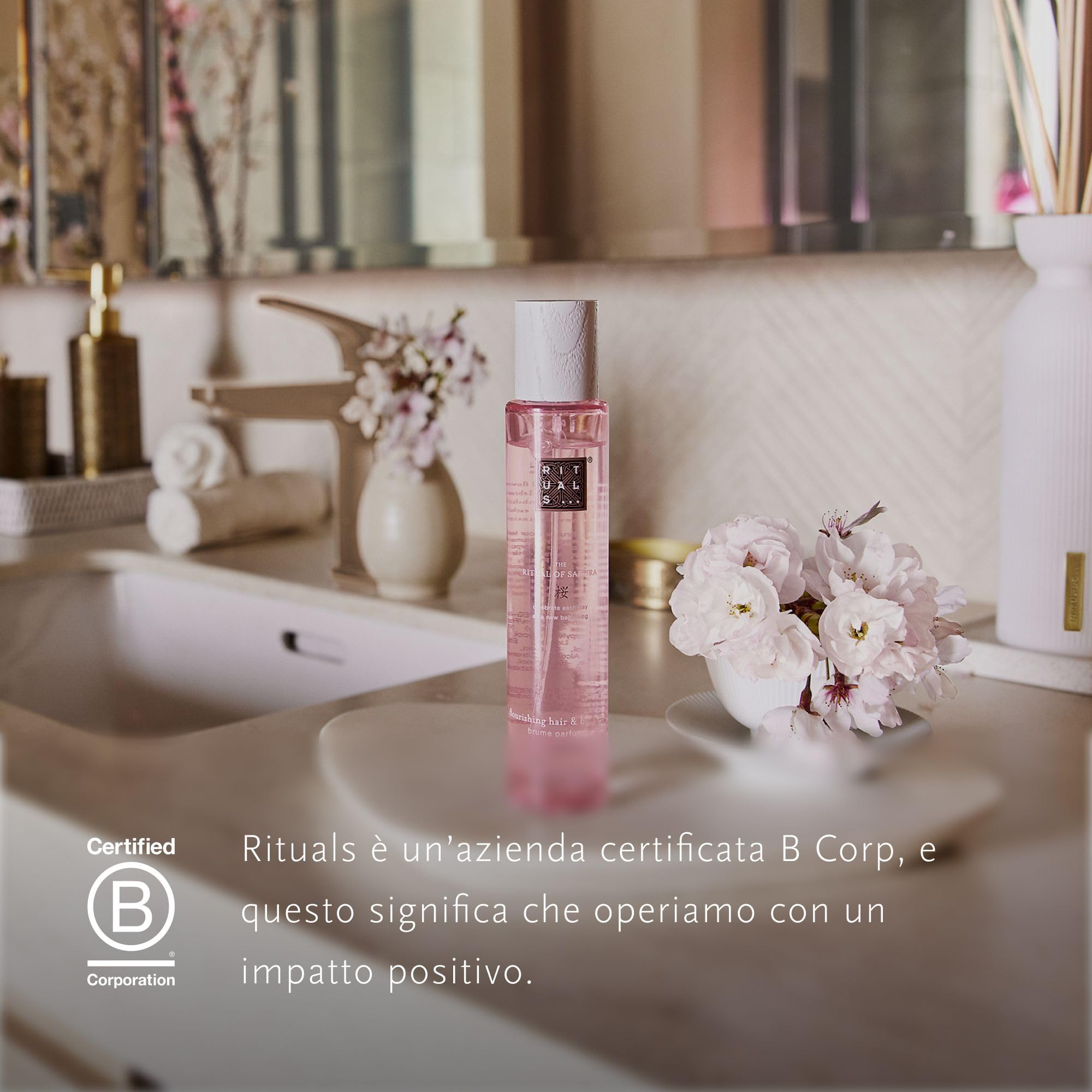RITUALS Bruma para el cuerpo y el cabello de The Ritual of Sakura - con Flor de Cerezo - Aroma floral y delicado - 50 ml