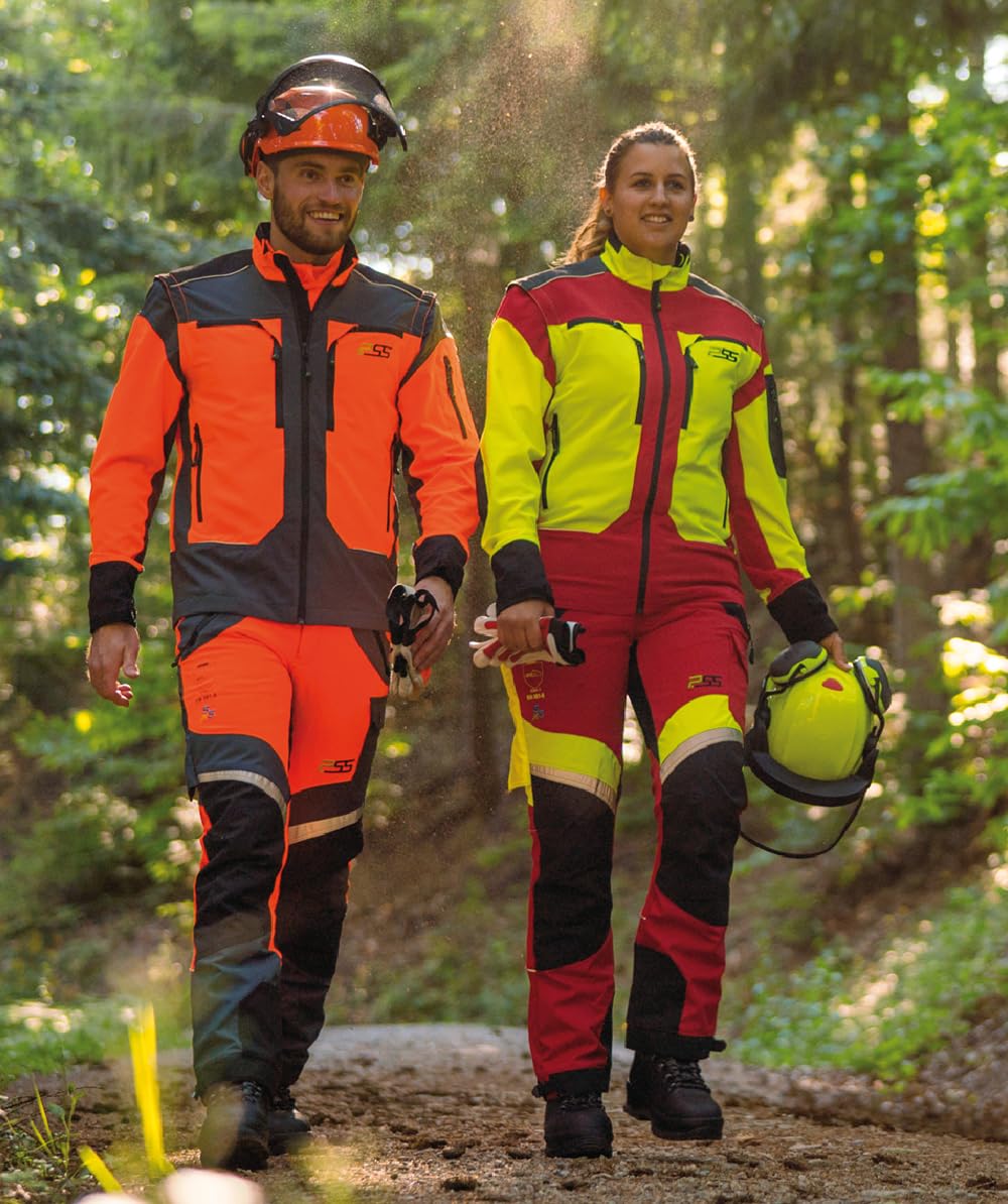 PSS Schnittschutzhose X-Treme Air Rot/Gelb Größe 56